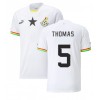 Ghana Thomas Partey #5 Hemmatröja VM 2022 Korta ärmar